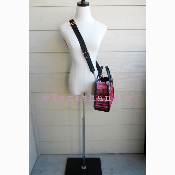 NWT Kate Spade Manhattan Striped Metallic Small Tote - Picture 13 of 16